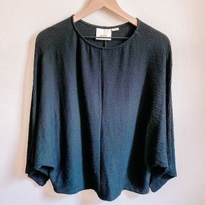 Anthropologie Maeve Claire Blouse in Black